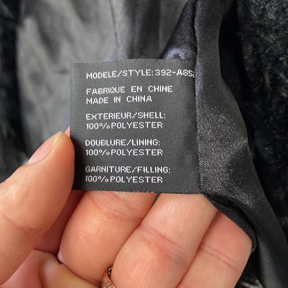 Oversized faux fur vest - Picture 4 of 6